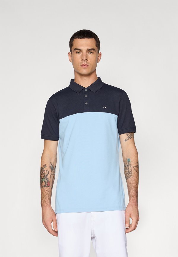 Calvin Klein Golf COLOUR BLOCK - Polo shirt - navy/blue