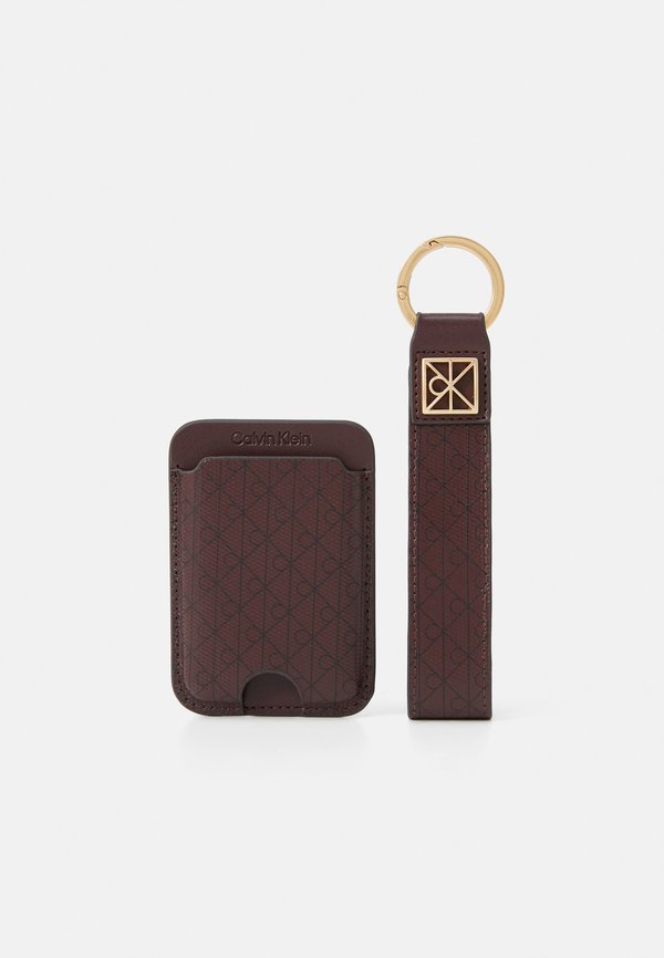 Calvin Klein EMBLEM SET - Wallet - fudge aop