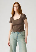 Levi's® ESSENTIAL SQRD NECK - Basic T-shirt - fa180896 garment dye-0010