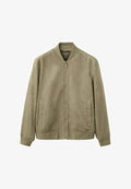 Mango Bomber Jacket - khaki