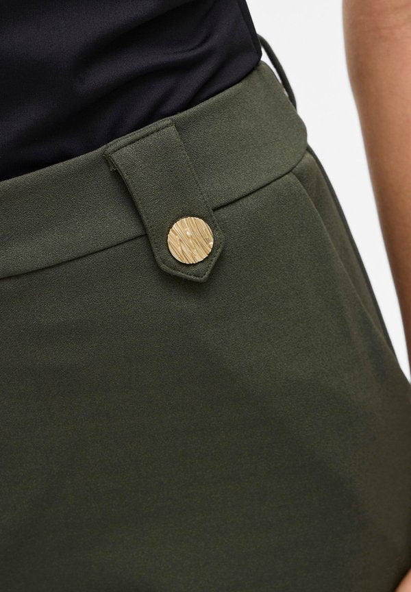 VILA VICLUA HW WIDE BUTTON PANTS- NOOS