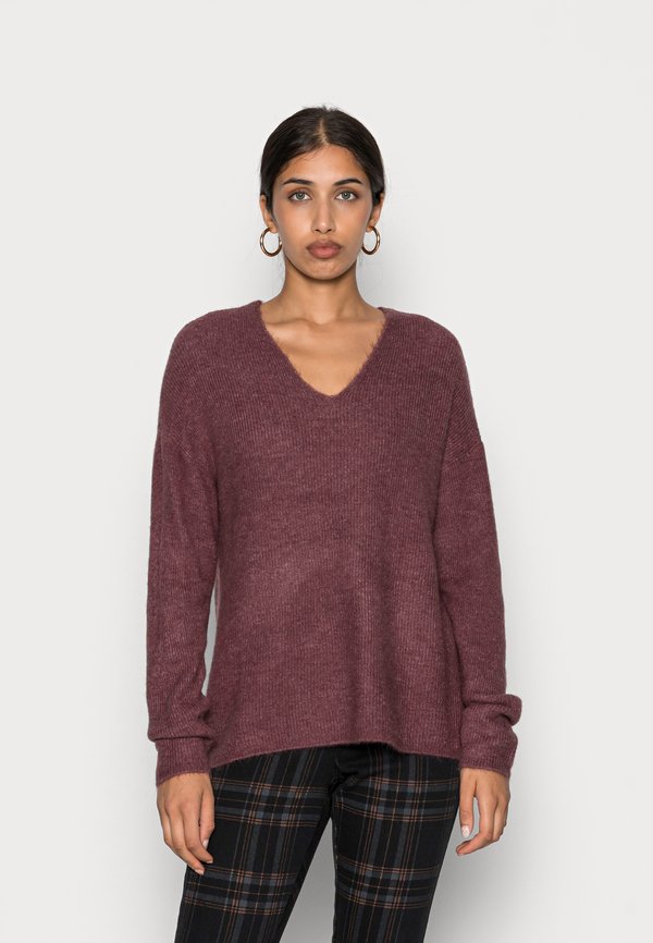 Vero Moda VMCREWLEFILE LS V-NECK BLOUSE NOOS