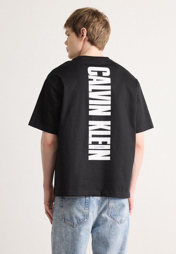 Calvin Klein Jeans LOGO TEE - Print T-shirt - black