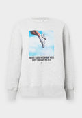 Nike Sportswear PHOTO CREW - Sweatshirt - pure platinum coloured