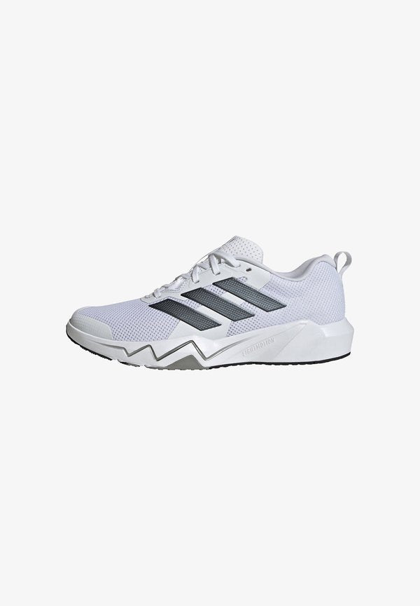 adidas Performance RAPIDMOVE GO - Training shoe - cloud white   core black   iron metallic
