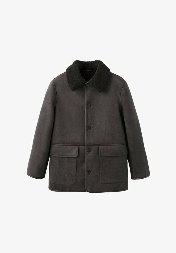 Mango Winter jacket - schokolade