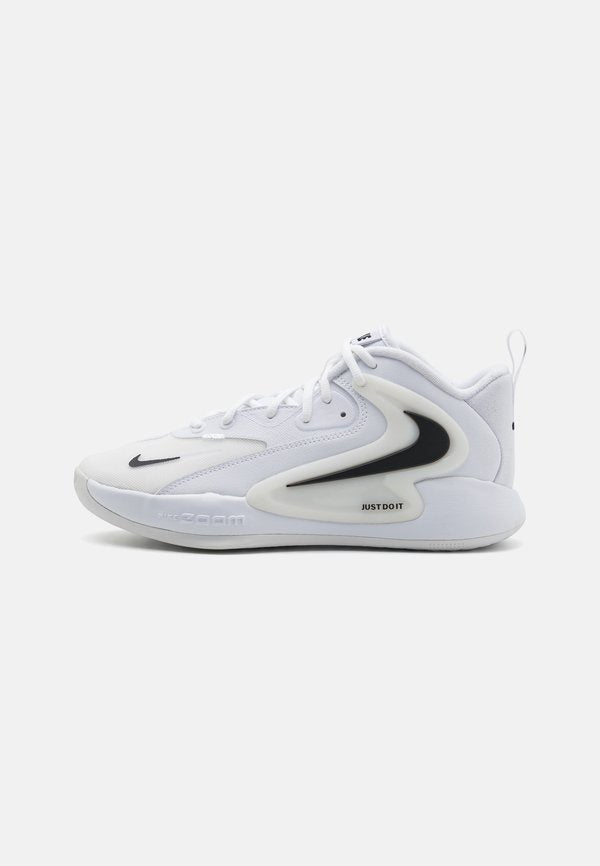 Nike Performance ZOOM HYPERSET UNISEX - Volleyball shoes - white/black