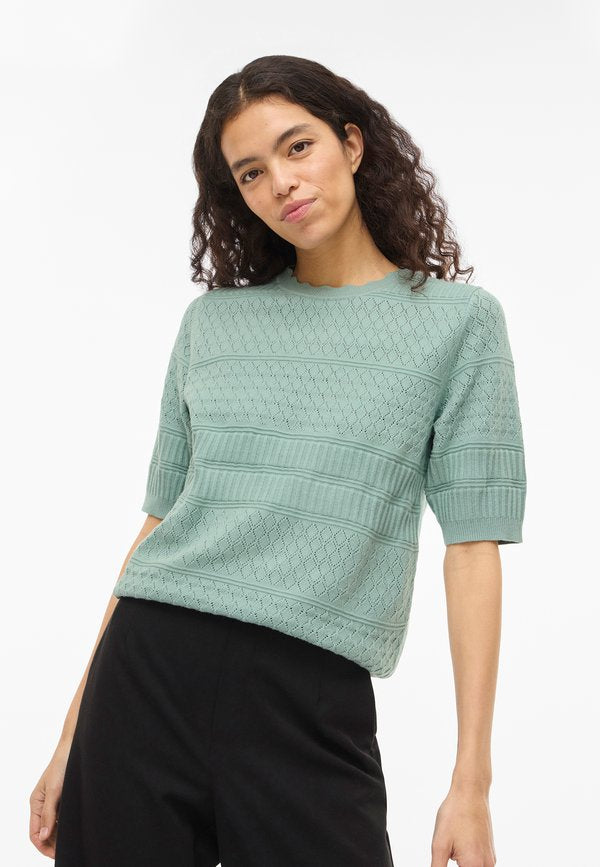 VILA Knitted VIMILOS Short sleeved