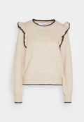 Selected SLFALVA FRILLS O-NECK