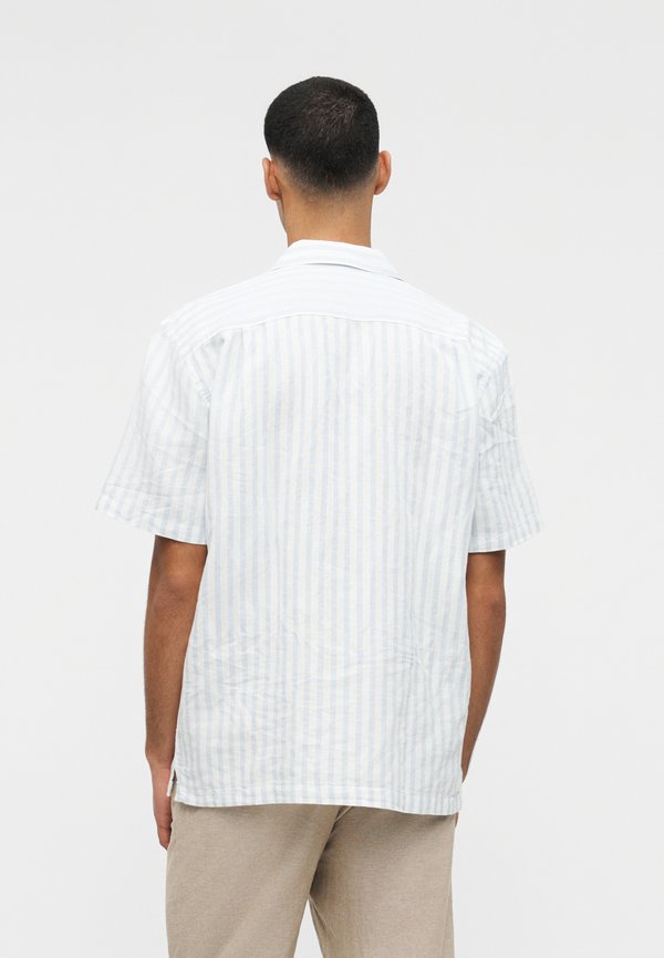 Selected Short sleeved linen blend