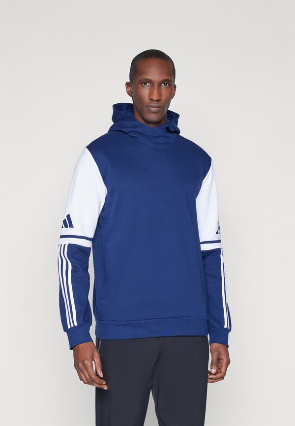 adidas Performance SQUADRA25 SWEAT HOODIE - Hoodie - team navy blue/white