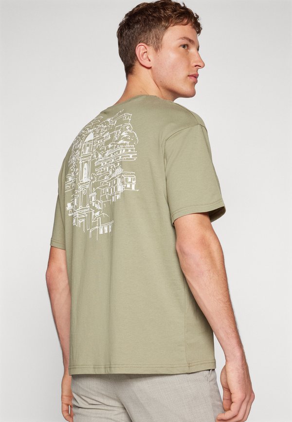 Selected SLHLOOSE PRINT O-NECK TEE