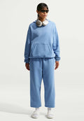 Nike Sportswear STUDIO FLEECE MEDIUM WEIGHT HIGH-RISE OVERSIZED CUFFED PANTS - Tracksuit bottoms - work blue sail