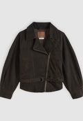 Levi's® 80S BOMBER - Denim jacket - over a cup
