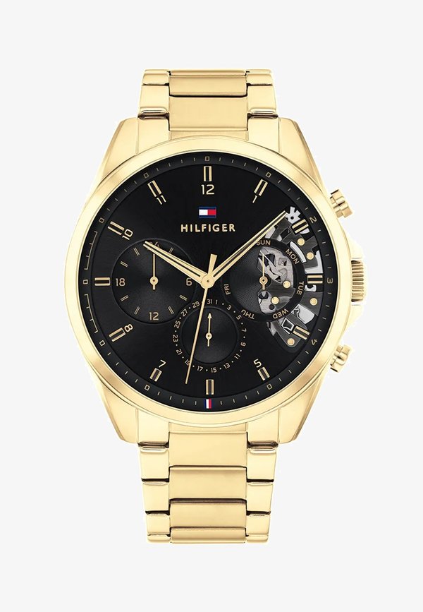 Tommy Hilfiger Chronograph watch - gold coloured black