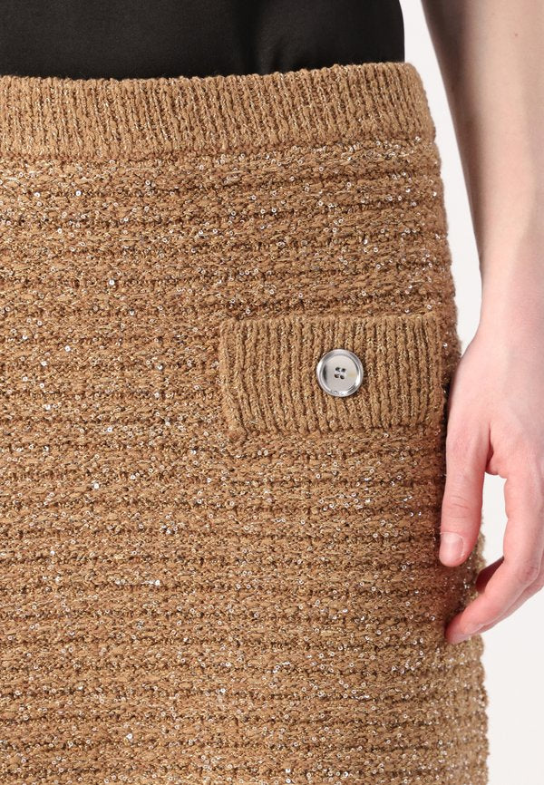 Pinko MILETTO GONNA STUOIA CON PAILLETTES
