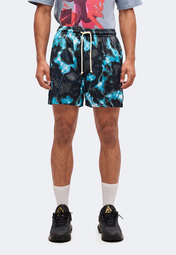 Nike Performance STANDARD ISSUE PRACTICE MESH 5IN - Sports shorts - light current blue/black/pale ivory