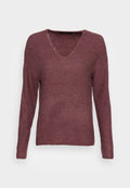Vero Moda VMCREWLEFILE LS V-NECK BLOUSE NOOS