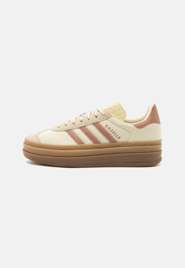 adidas Originals GAZELLE BOLD - Trainers - warm vanilla/clay strata/cream white