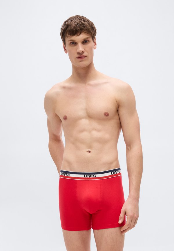 Levi's® MEN REPEAT LOGO BRIEF 6 PACK - Boxer briefs - black/red/blue