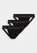 Tommy Hilfiger 3-PACK SIGNATURE LOGO WAISTBAND JOCKSTRAPS - Jockstrap - black