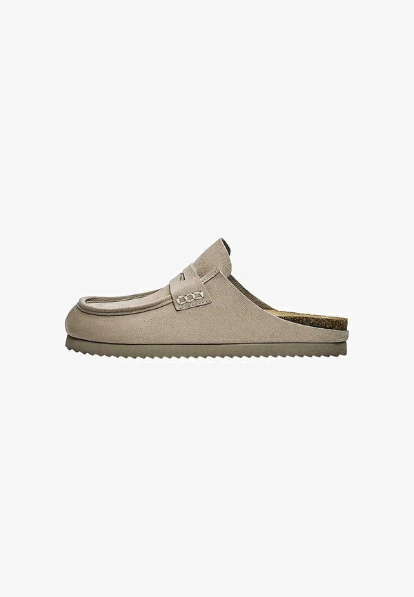 Bershka LOAFER MULE - CLOGS 12601864 - Clogs - taupe