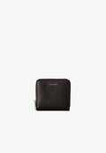 Calvin Klein LOGO MEDIUM ZIP AROUND - Wallet - dark brown