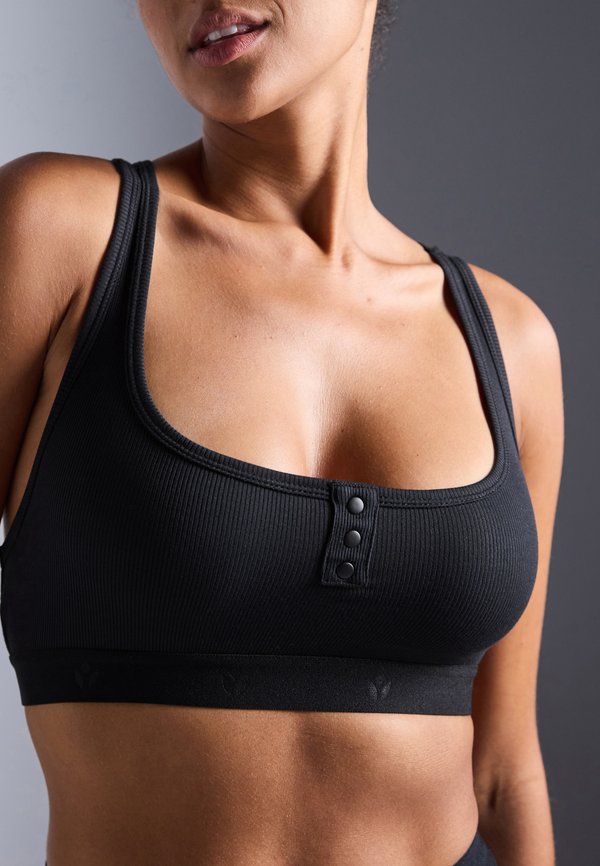 Even&Odd active by Zalando LIGHT SUPPORT FINE RIBBED SPORTS BRA WITH RACER BACK