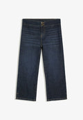 Bershka Straight leg jeans - dark blue