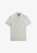 Tommy Hilfiger REGULAR FIT PIQUE POLO SHIRT WITH LINEN - Polo shirt - dark artichoke