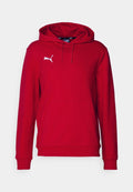 Puma TEAMGOAL CASUALS HOODY - Hoodie - red/white
