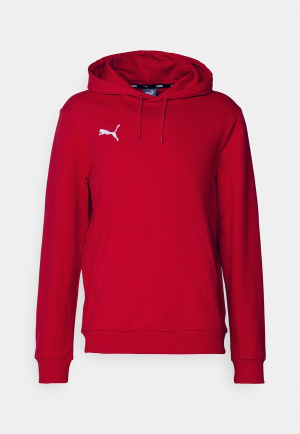 Puma TEAMGOAL CASUALS HOODY - Hoodie - red/white