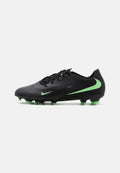 Nike Performance PHANTOM 6 LOW ACADEMY FG/MG UNISEX - Football boots artificial grass - black/illusion green