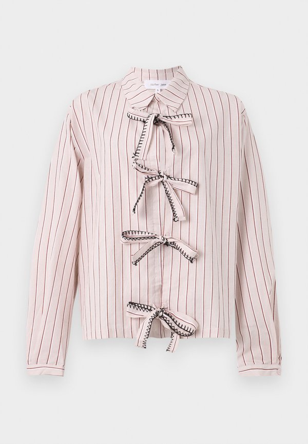 Sister Jane HENRIK STRIPE BOW SHIRT UNISEX
