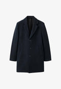 Mango Short coat - marineblauw