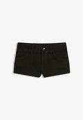 Bershka Denim shorts - black