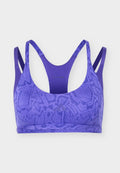 adidas Performance POWER - Light support sports bra - solar purple/pure purple