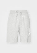 Nike Sportswear M NK CLUB ALUMNI FT SHORT - Tracksuit bottoms - grey heather/light smoke grey/white
