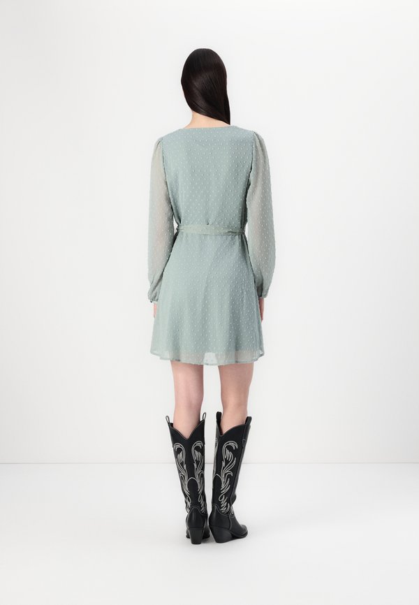VILA VIMALIANA V NECK BELT DRESS