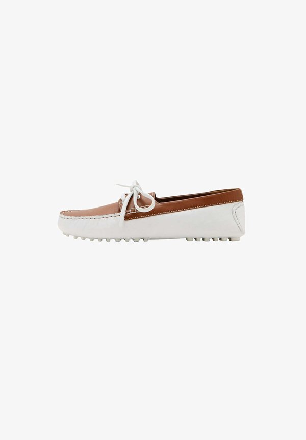 Mango ADULT - Casual lace-ups - white