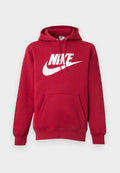 Nike Sportswear CLUB - Hoodie - tough red/white