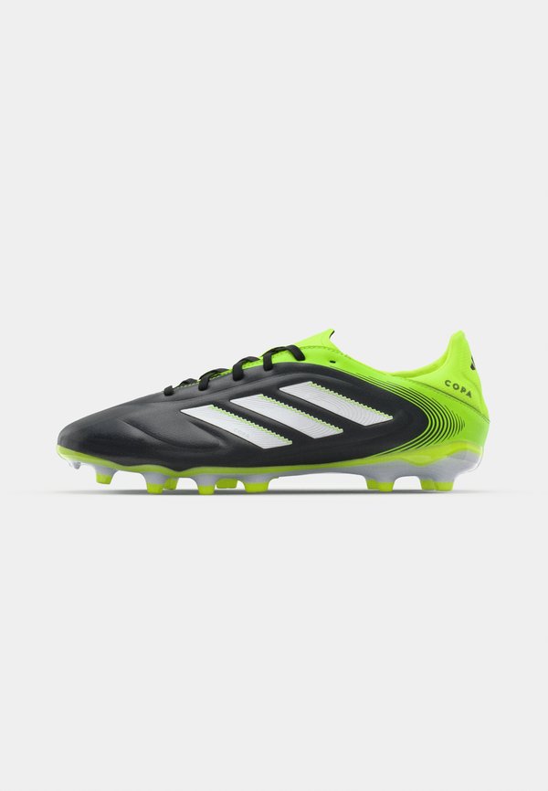 adidas Performance COPA PURE III LEAGUE FIRM GROUND/MULTI GROUND FOOTBALL BOOTS - Firm-ground football boots - core black/footwear white/lucid lemon
