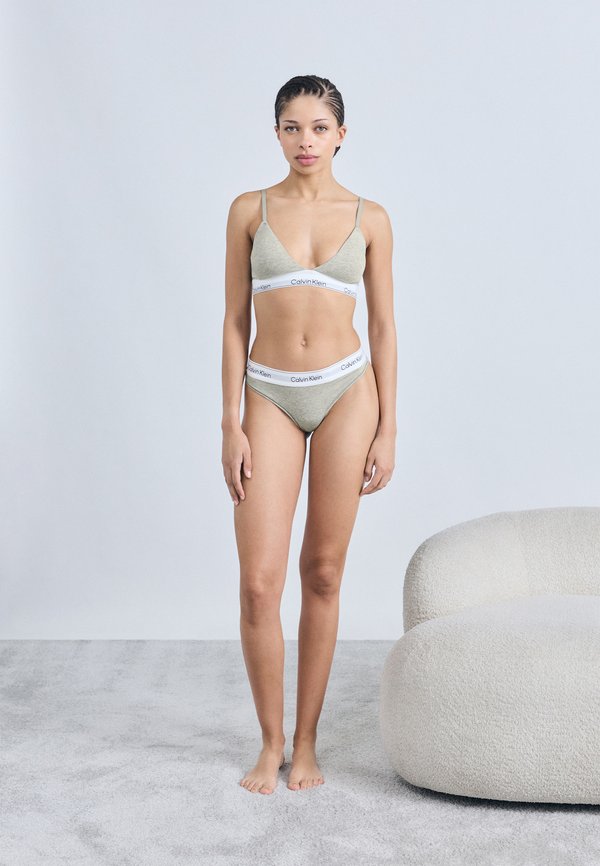 Calvin Klein Underwear 2 PACK ICON - Thong - punch pink/grey heather