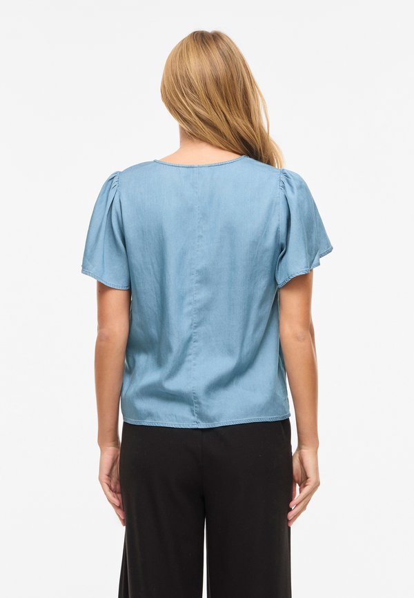 VILA Short sleeved VIBISTA V-neck