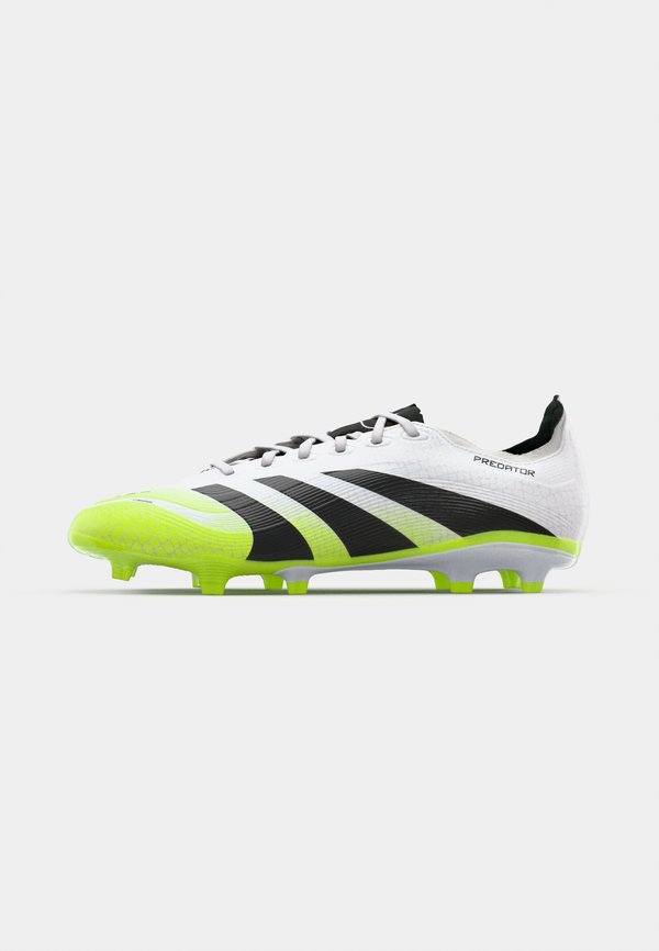 adidas Performance PREDATOR LEAGUE FIRM GROUND/MULTI GROUND FOOTBALL BOOTS - Firm-ground football boots - footwear white/core black/lucid lemon