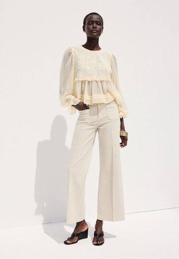 Mango Trousers - sand