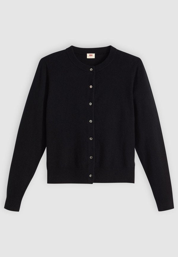 Levi's® SUPER SOFT CREWNECK CARDI - Cardigan - anthracite night