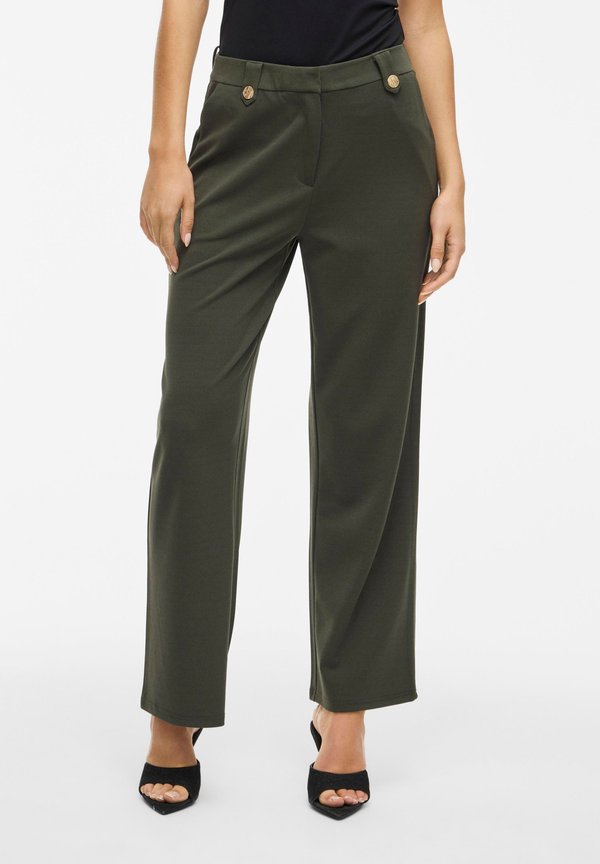 VILA VICLUA HW WIDE BUTTON PANTS- NOOS