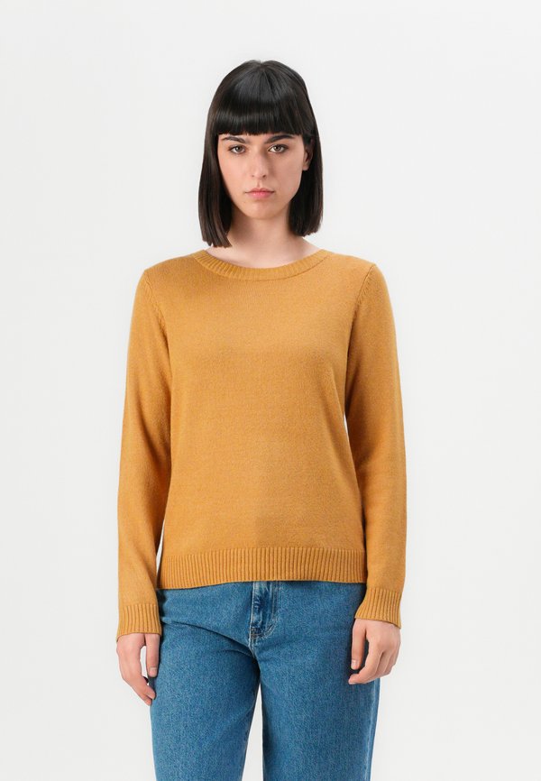 VILA VIRIL O-NECK L/S KNIT TOP - NOOS