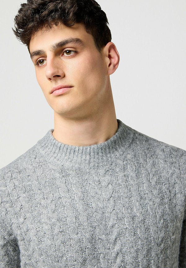 Wrangler LONG SLEEVE CABLE REGULAR FIT